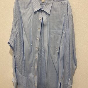 Men's Blue Checkered Shirt